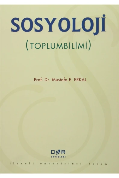 Der Yayınları Sosyoloji (toplumbilimi) - Mustafa E. Erkal 9789753530002 ürün görseli 1