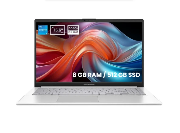 Asus Vivobook 15 X1504VA-NJ1423 i5-1335U 8 GB 512 GB SSD Iris Xe Graphics 15.6" Full HD Notebook