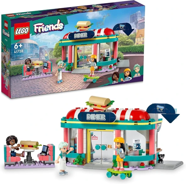 LEGO ® Friends Heartlake Şehir Merkezi Restoranı 41728 - 6 Yaş ve Üzeri için Yapım Seti (346 Parça)