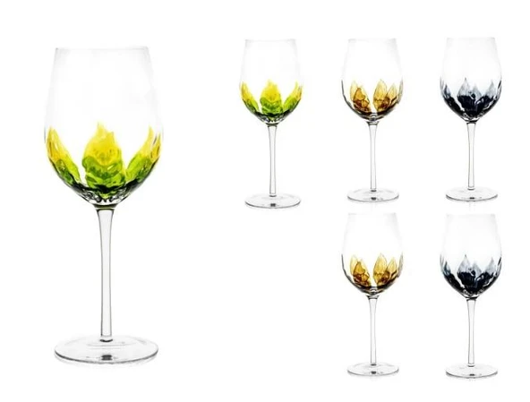 Mikasa Moor Yaprak Dek 6'lı Kırmızı Şarap Kadehi 572ML P342.101319