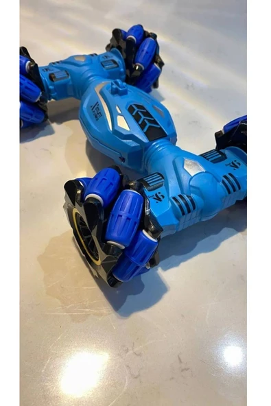 DEKANTOYS Full Fonksiyon Uzaktan Kumandalı Yan Giden Şarjlı Drift Atan Akrobat Araba - 4