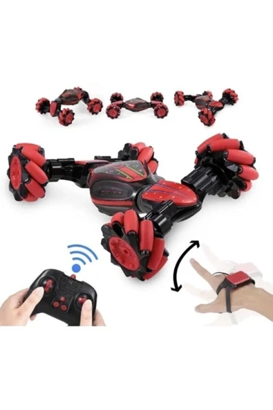 DEKANTOYS El Sensörlü Full Fonksiyon Oyuncak Uzaktan Çift Kumandalı Şarjlı Akrobat Elle Kumandalı Araba