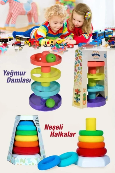 ZUZU TOYS Zuzu Bebeğimin Başlangıç Oyuncak Seti No 3 Yağmur Damlası Ve Neşeli Halkalar