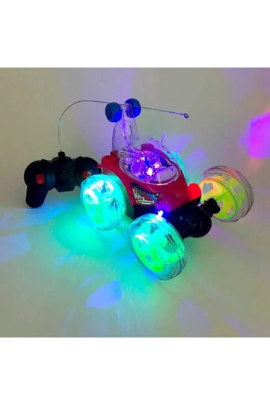 DEKANTOYS Işıklı Çılgın Akrobat Uzaktan Kumandalı Araba M10 - 2