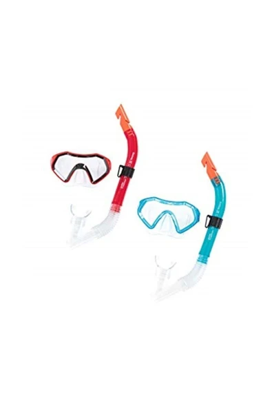 BESTWAY Kırmızı Sparkling Sea Maske Ve Şnorkel Set