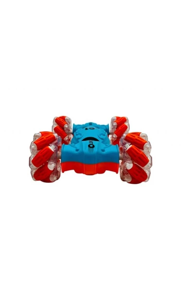 DEKANTOYS 2.4ghz Uzaktan Kumandalı 360 Derece Dönen Yan Yan Giden Drift Atan Işıklı Akrobat Araba - 5