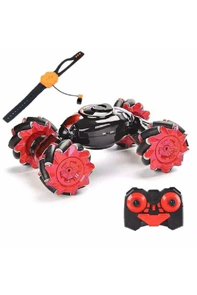 DEKANTOYS El Sensörlü Full Fonksiyon Oyuncak Uzaktan Çift Kumandalı Şarjlı Akrobat Elle Kumandalı Araba - 2