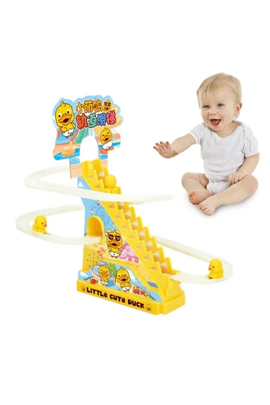 DEKANTOYS Dön Dolaş Oyunu Işıklı Müzikli Ördekli Dön Dolaş Oyunu - 3