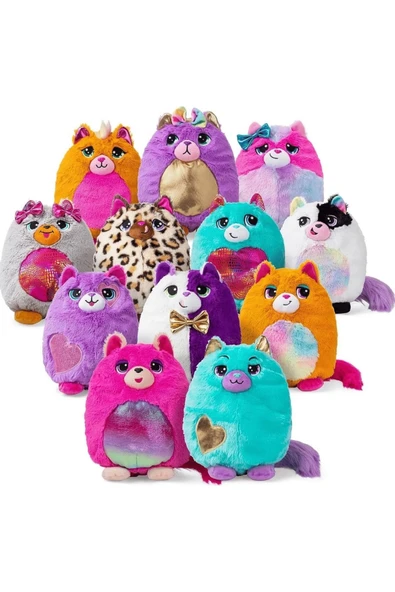 DEKANTOYS Misfittens Sürpriz Peluş Oyuncak Yeni Model Kediler