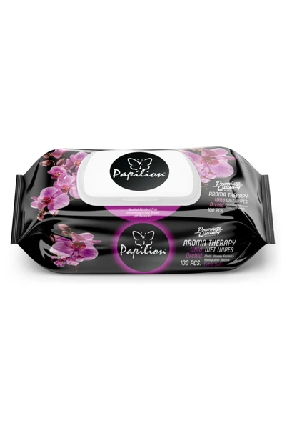 Papilion Aroma Terapi Orkide Kokulu 100 Yaprak Islak Mendil