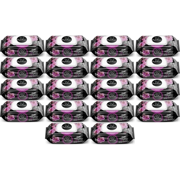 Papilion Aroma Terapi Orkide Kokulu 100 Yaprak 18'li Paket Islak Mendil