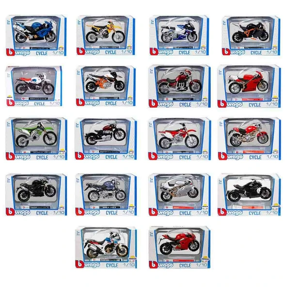 Bburago 1:18 Model Motor - S01051030 - 1 Adet Stokta Olan Gönderilir - 8