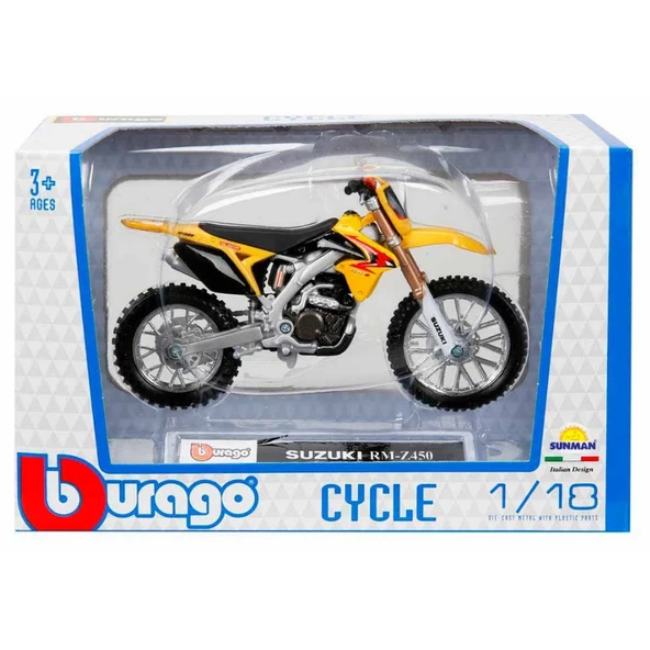 Bburago 1:18 Model Motor - S01051030 - 1 Adet Stokta Olan Gönderilir - 4