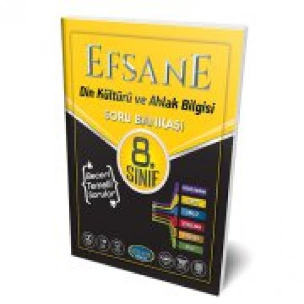 Efsane Yayınları 8. Sınıf Din Kültürü Ve Ahlak Bilgisi Soru Bankası