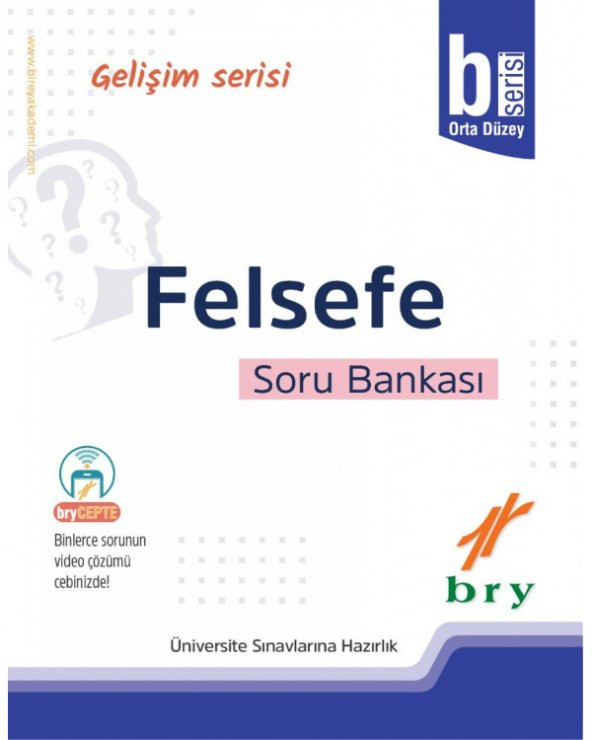 Felsefe B Serisi Orta Düzey Video Çözümlü Soru Bankası Birey Eğitim Yayınları