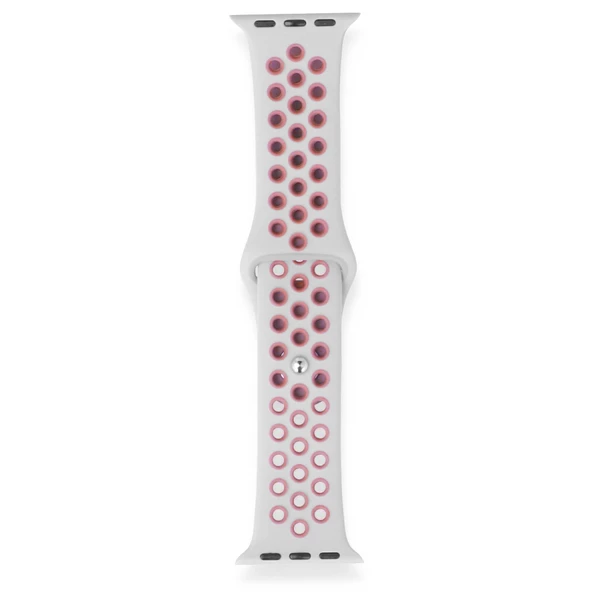FitCase Apple Watch 42 44 45 49 mm Uyumlu Point Spor Silikon Kordon - 2