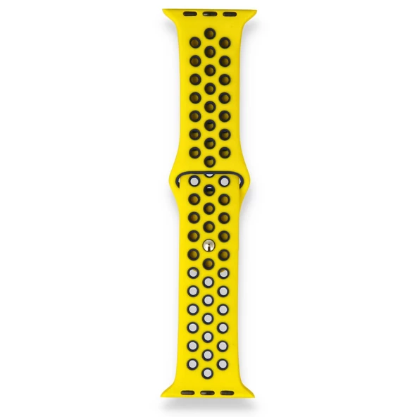 FitCase Apple Watch 42 44 45 49 mm Uyumlu Point Spor Silikon Kordon - 10