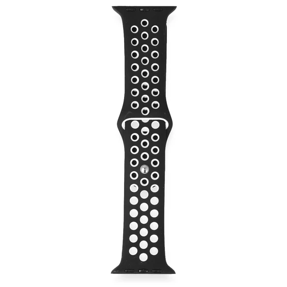 FitCase Apple Watch 42 44 45 49 mm Uyumlu Point Spor Silikon Kordon - 12