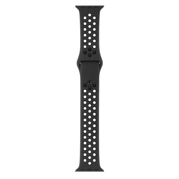 FitCase Apple Watch 42 44 45 49 mm Uyumlu Point Spor Silikon Kordon - 11
