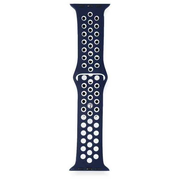 FitCase Apple Watch 42 44 45 49 mm Uyumlu Point Spor Silikon Kordon - 8