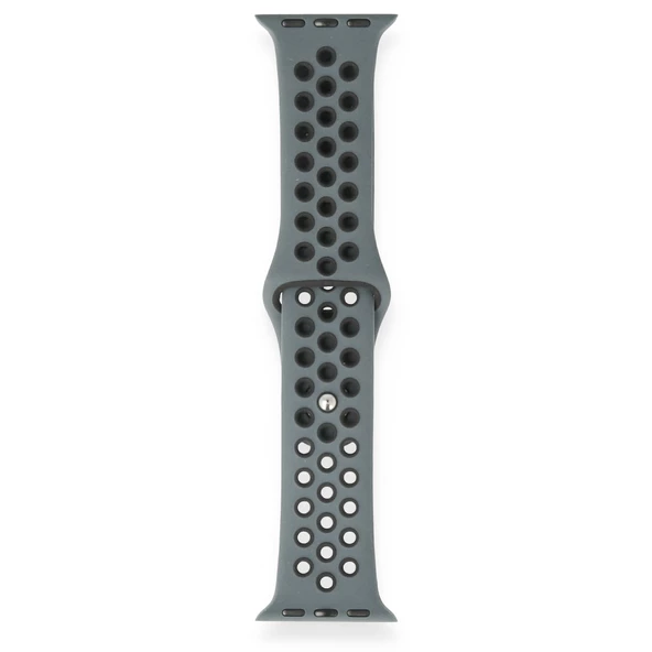 FitCase Apple Watch 42 44 45 49 mm Uyumlu Point Spor Silikon Kordon - 5