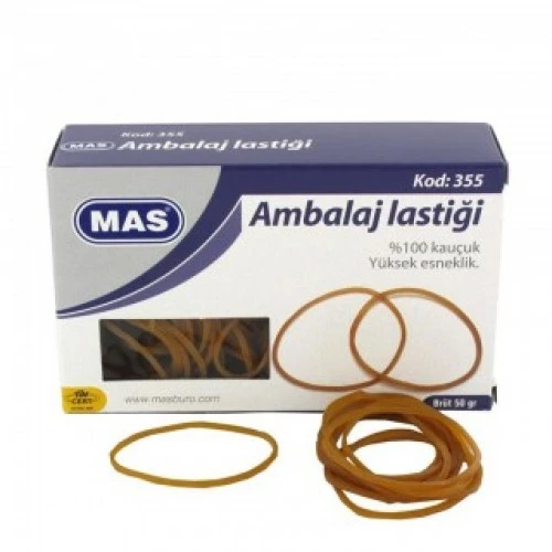 Mas Ambalaj Lastik Kutu Midi 50 GR NO:355