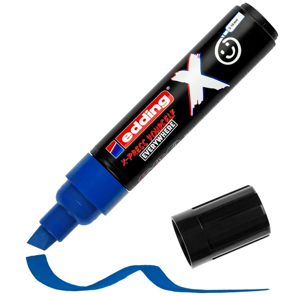 Edding E-6900 Multimaker Çok Yönlü Akrilik Boya Seti Kesik Uçlu Markör 2-10 mm Ocean - 2