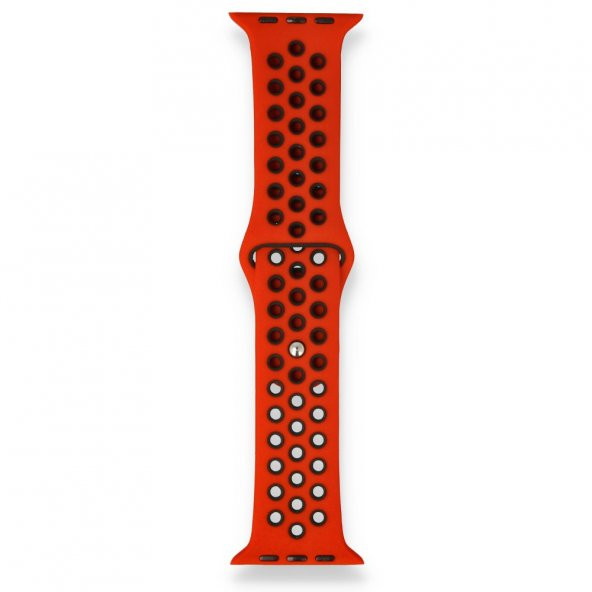 FitCase Apple Watch 38 40 41 mm Uyumlu Point Spor Silikon Kordon - 5