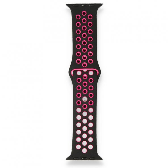 FitCase Apple Watch 38 40 41 mm Uyumlu Point Spor Silikon Kordon - 10
