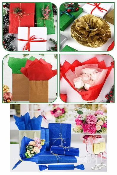 Pembe Pelur Kağıdı 100 lü 1 Paket A4 Pelur Kagıt Moda Tasarım Tekstil Hediye Paketleme Ambalaj Kağıdı Parti Doğum Günü - 4