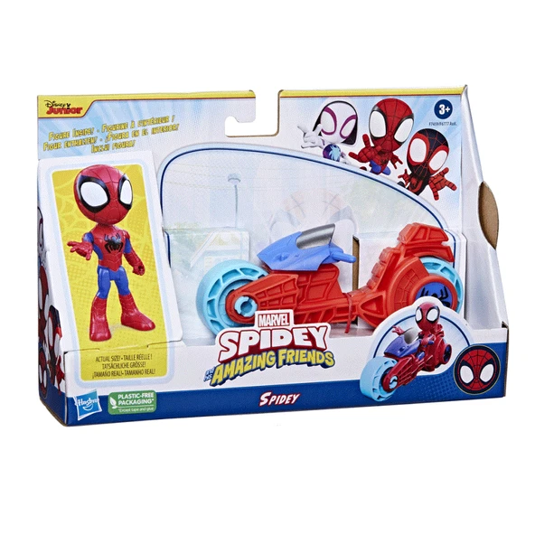 Nessi World F6777 Spidey ve İnanılmaz Arkadaşları - Motorsiklet ve Figür +3 yaş - Resim 3