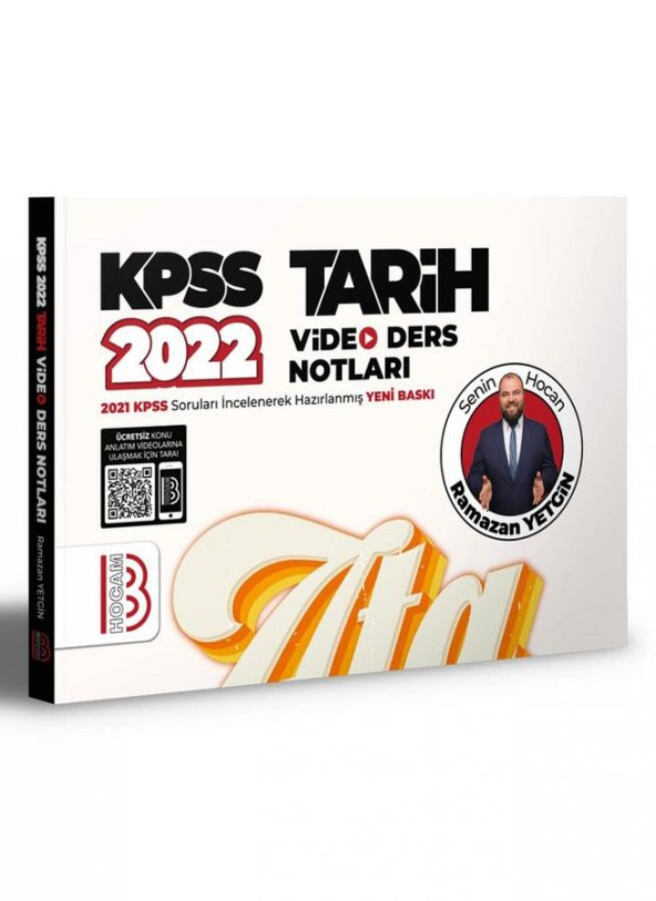 KPSS Tarih Video Ders Notları Benim Hocam Yayınları