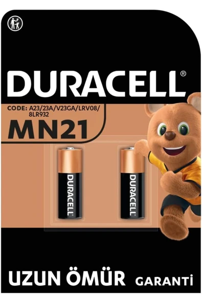 Duracell MN21 Alkalin Özel Pil 2li Paket 12V