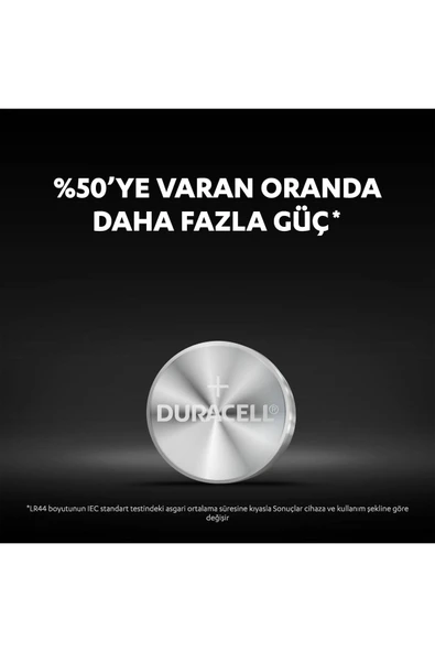 Duracell Özel LR44 Alkalin Düğme Pil 1,5V 76A/A76/V13GA 8'li Paket - 4