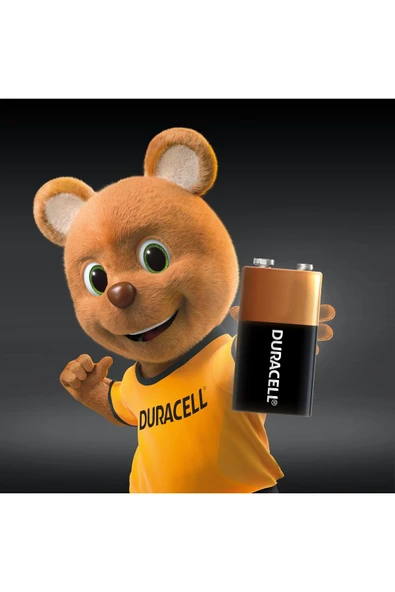 Duracell Alkalin 9V Pil 6LR61/MN1604 2'li Paket - 2