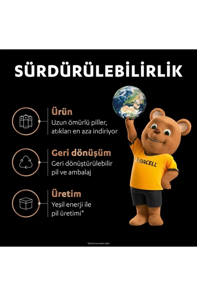 Duracell Optimum AA Alkalin Kalem Pil 1,5V 6lı Paket + Optimum AAA Alkalin Kalem Pil 1,5V 6lı Paket - 4
