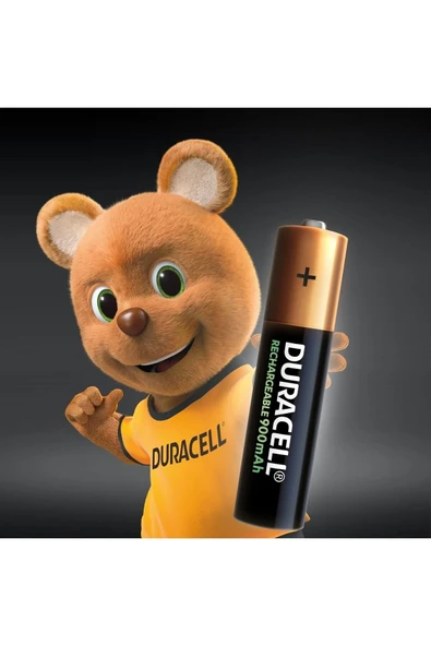 Duracell Şarj Edilebilir AAA 900mAh Piller 2'li Paket, 4 Adet - 2