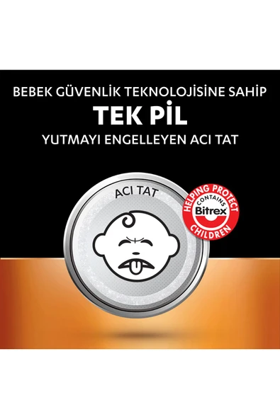 Duracell Özel 2016 Lityum Düğme Pil 3V 5li Paket (CR2016) - 4