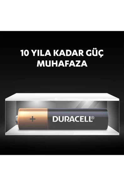 Duracell AAA Alkalin İnce Kalem Pil 8'li Paket 1,5V LR03/MN2400 - 7