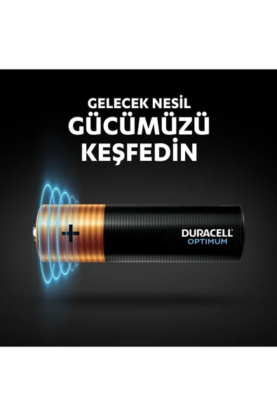 Duracell Optimum AA Alkalin Pil 1,5V LR6 MN1500 12'li Paket - 4