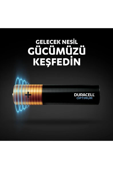 Duracell Optimum AAA Alkalin İnce Kalem Pil 1,5V LR03 MN2400 16'lı Paket - 4