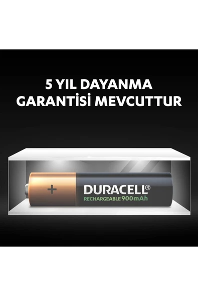 Duracell Şarj Edilebilir AA Kalem Pil 2'li Paket 1300 mAh NiMH, 2000 Şarj Döngüsü - 6