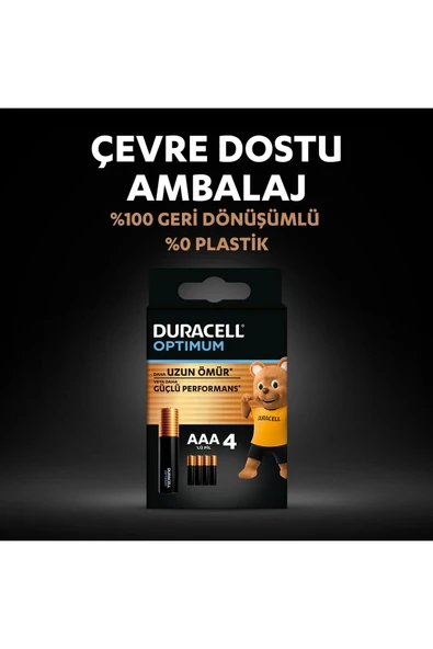 Duracell Optimum AA Alkalin Pil 1,5V LR6 MN1500 12'li Paket + Led Işık - 7