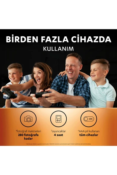 Duracell Şarj Edilebilir AAA İnce Kalem Pil 2'li Paket 750mAh NiMH - 6