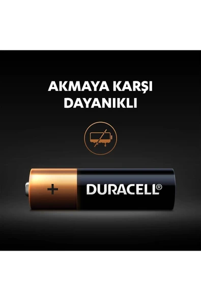 Duracell AA Alkalin Kalem Pil 10'lu Paket 1,5V LR6/MN1500 - 5