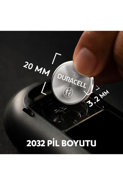 Duracell Özel CR2032 Lityum Düğme Pil 3V (CR2032) 5 Adet - 7