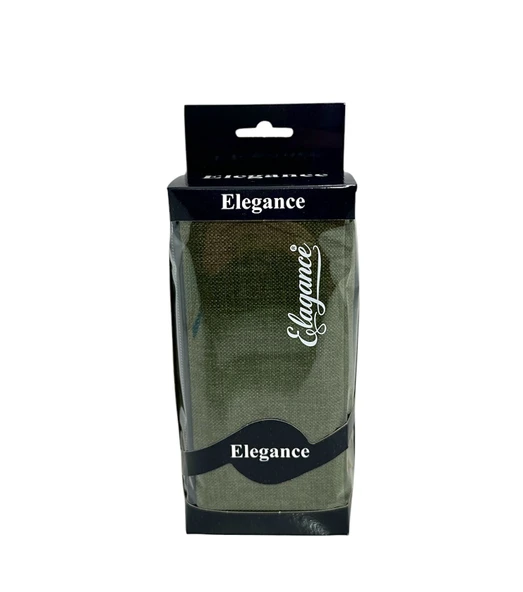 Elegance Haki Çift Bölmeli Kalem Çantası - 6