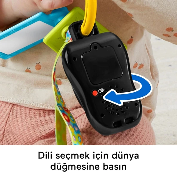 Fisher Price Sesli Eğlen ve Öğren Eğlenceli Aktivite Anahtarı HWY40 - 4