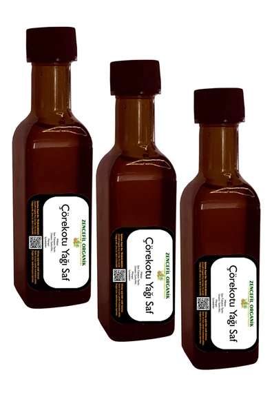 3 Adet Çörekotu Yağı Soğuk Pres Taze Sıkım 100 Ml. X 3 Tane Çörek Otu Yağı %100 Saf