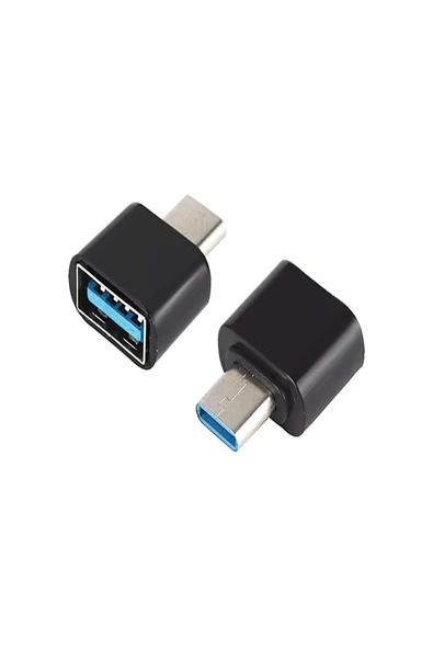 Usb to Type-C Çevirici Usb 3.0 to Type-C 3.0 Otg Şarj Data Çevirici Dönüştürücü Adaptör - 2
